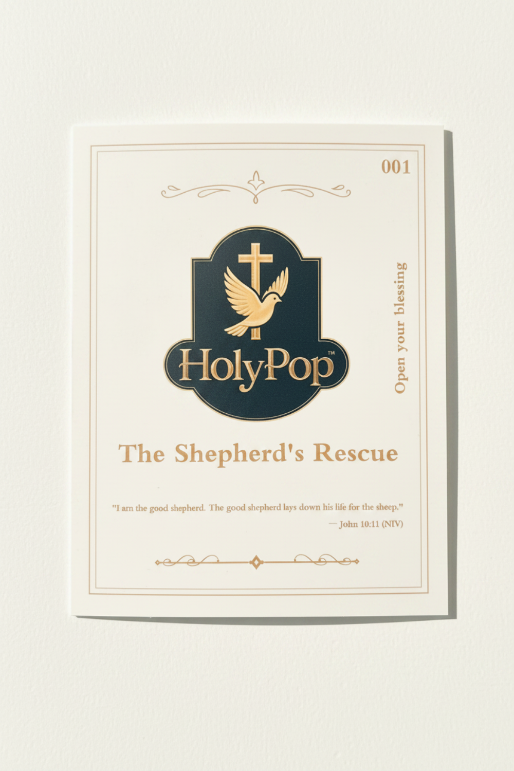 HolyPop Keepsake Card